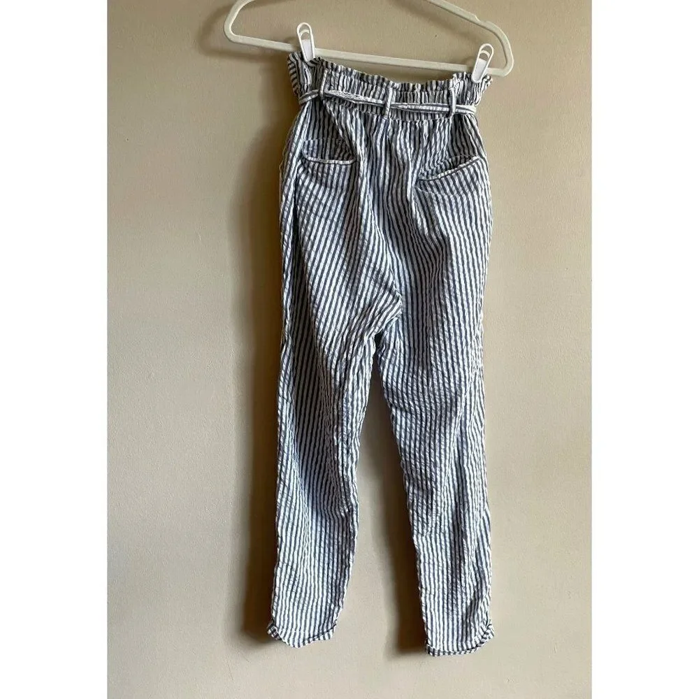 Forever 21 pants with paper bag‎ waist & belt sz M